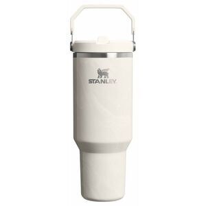 Stanley -  40 oz Stainless Steel Ice Flow Flip Straw  Calcite Calacatta